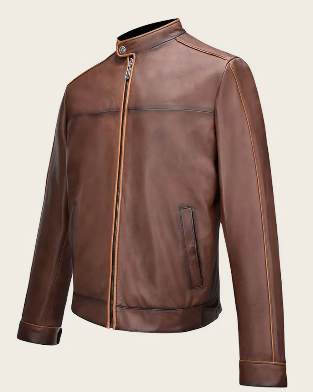 Brown minimalist jacket