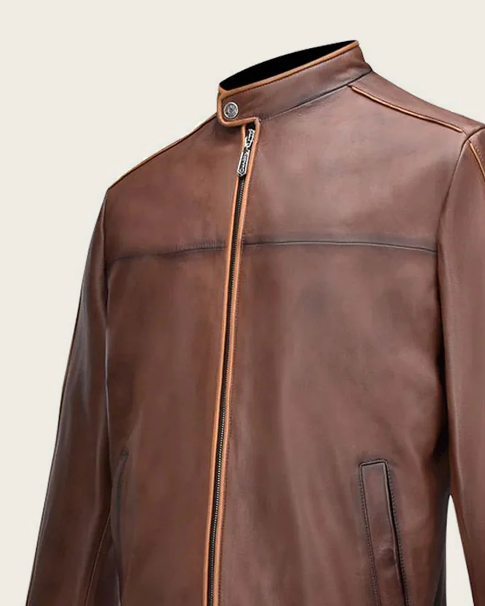 Brown minimalist jacket