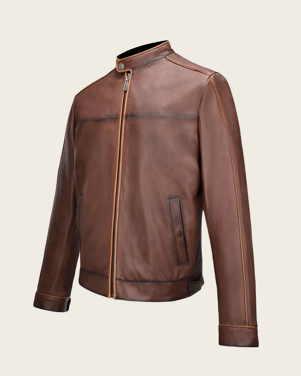 Brown minimalist jacket