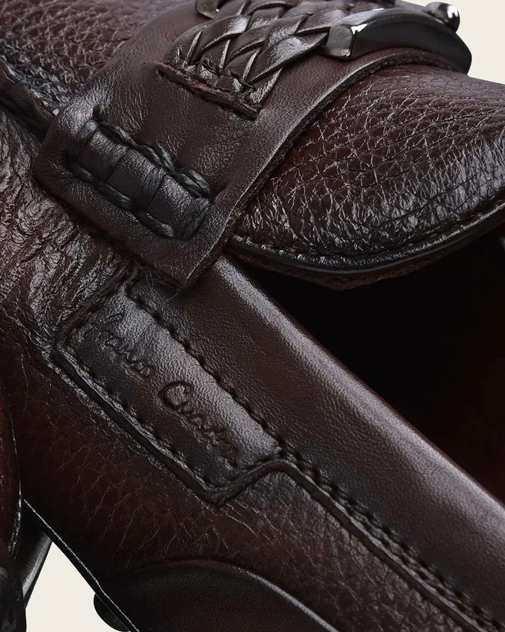 Driver hand-made brown shoe 3 Driver hand-made brown shoe