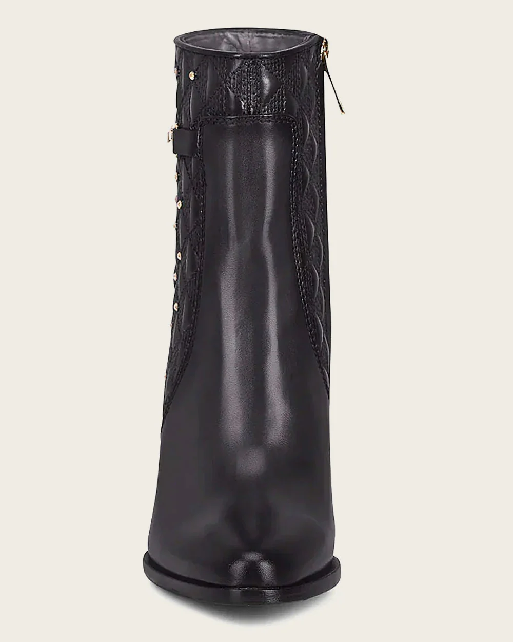 Ankle black bootie with crystals 6 Ankle black bootie with crystals