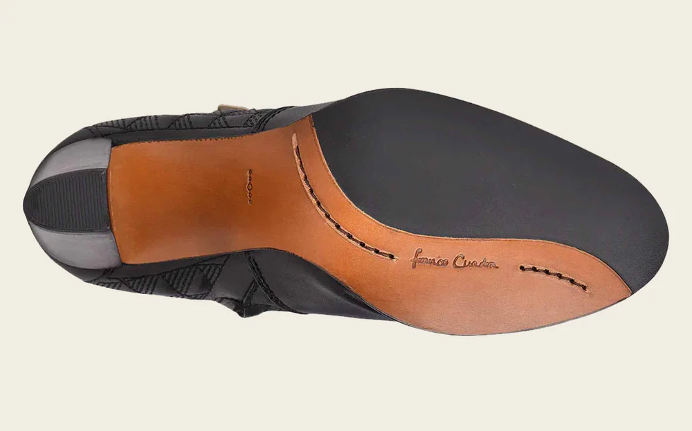 Ankle black bootie with crystals 8 Ankle black bootie with crystals