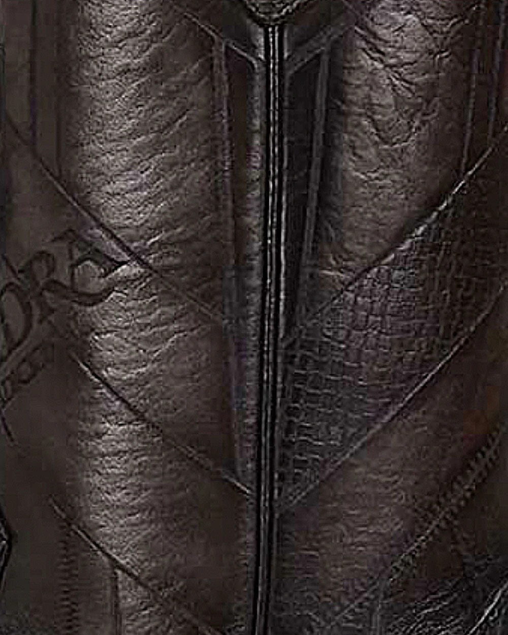 Handcrafted Grey Ostrich Western Boots