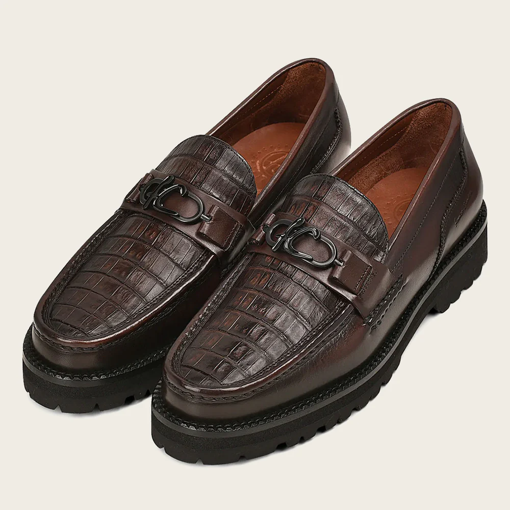 Loafer ultra exotic brown shoe 10 Loafer ultra exotic brown shoe