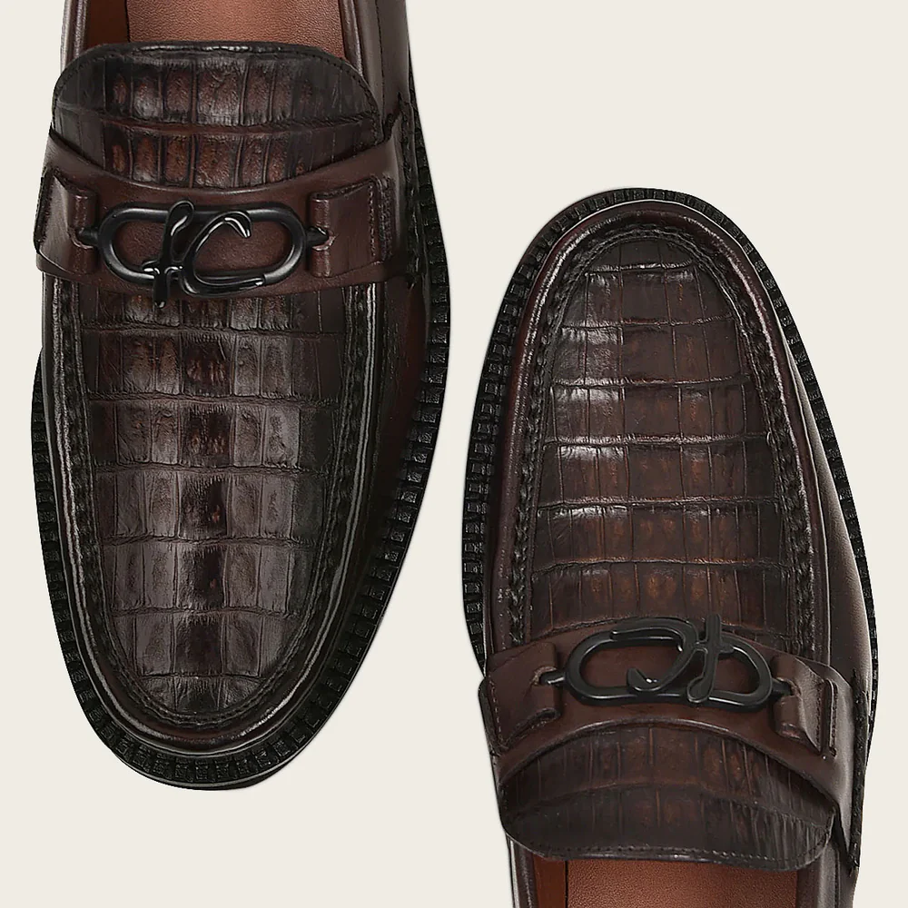 Loafer ultra exotic brown shoe 11 Loafer ultra exotic brown shoe