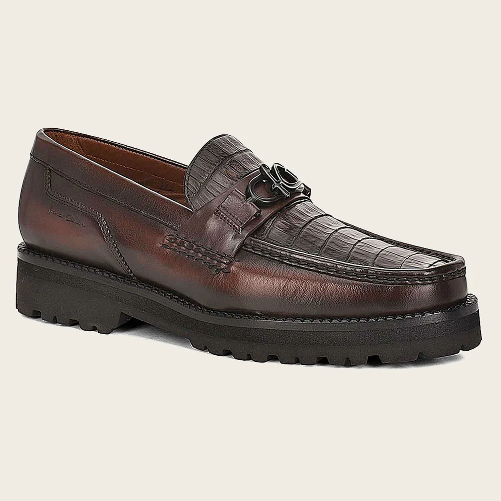 Loafer ultra exotic brown shoe
