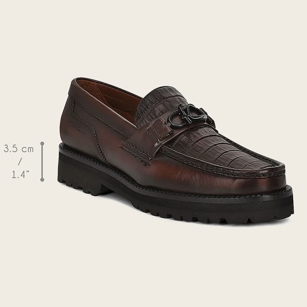 Loafer ultra exotic brown shoe 9 Loafer ultra exotic brown shoe
