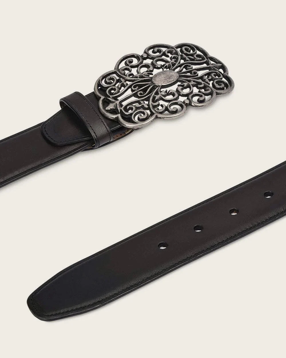 Grey engraved belt 10 Grey engraved belt