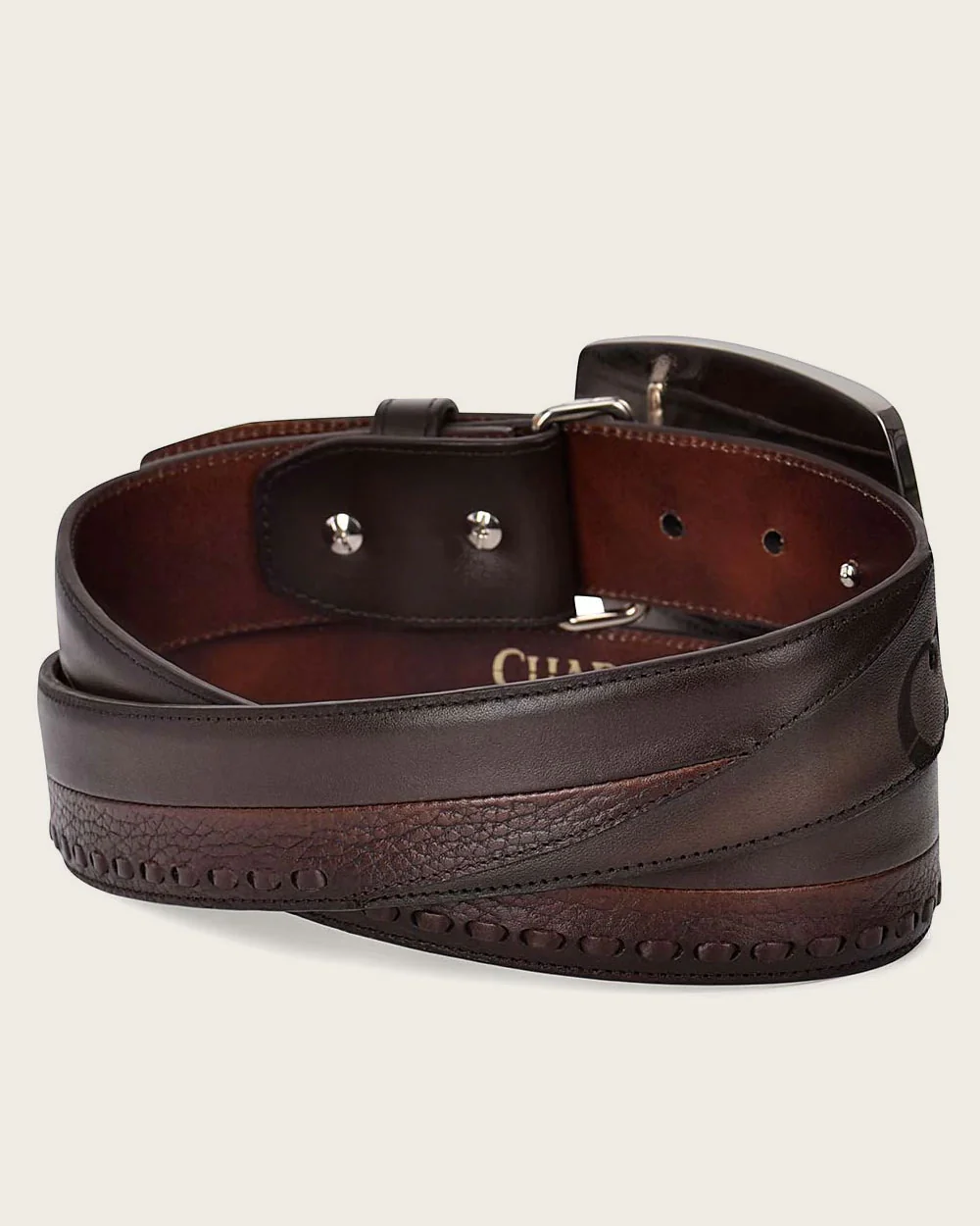 Brown bovine cowboy western Belt