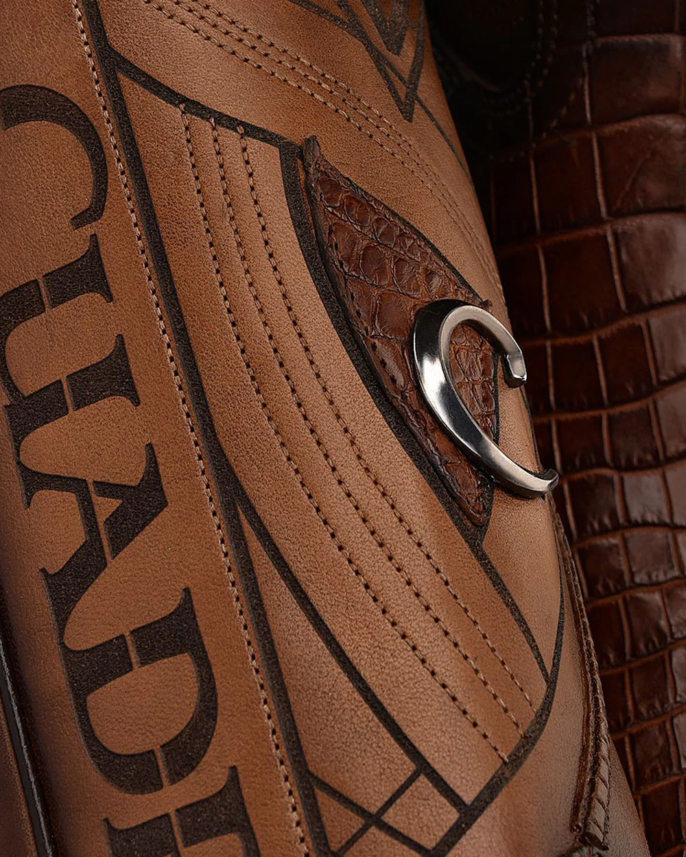 Moreleti Cayman Leather Cowboy Boots