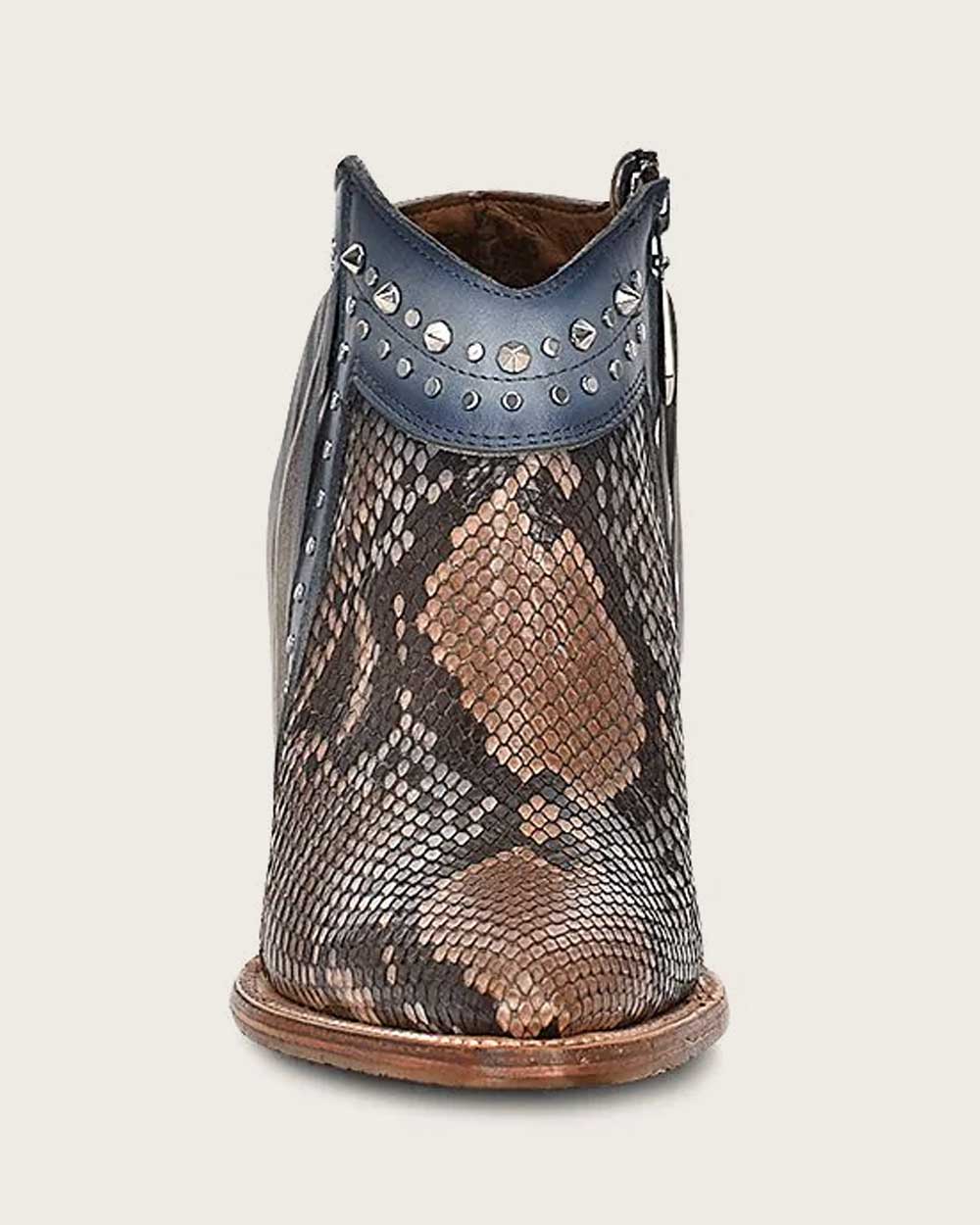 Western Style Blue Exotic Boot