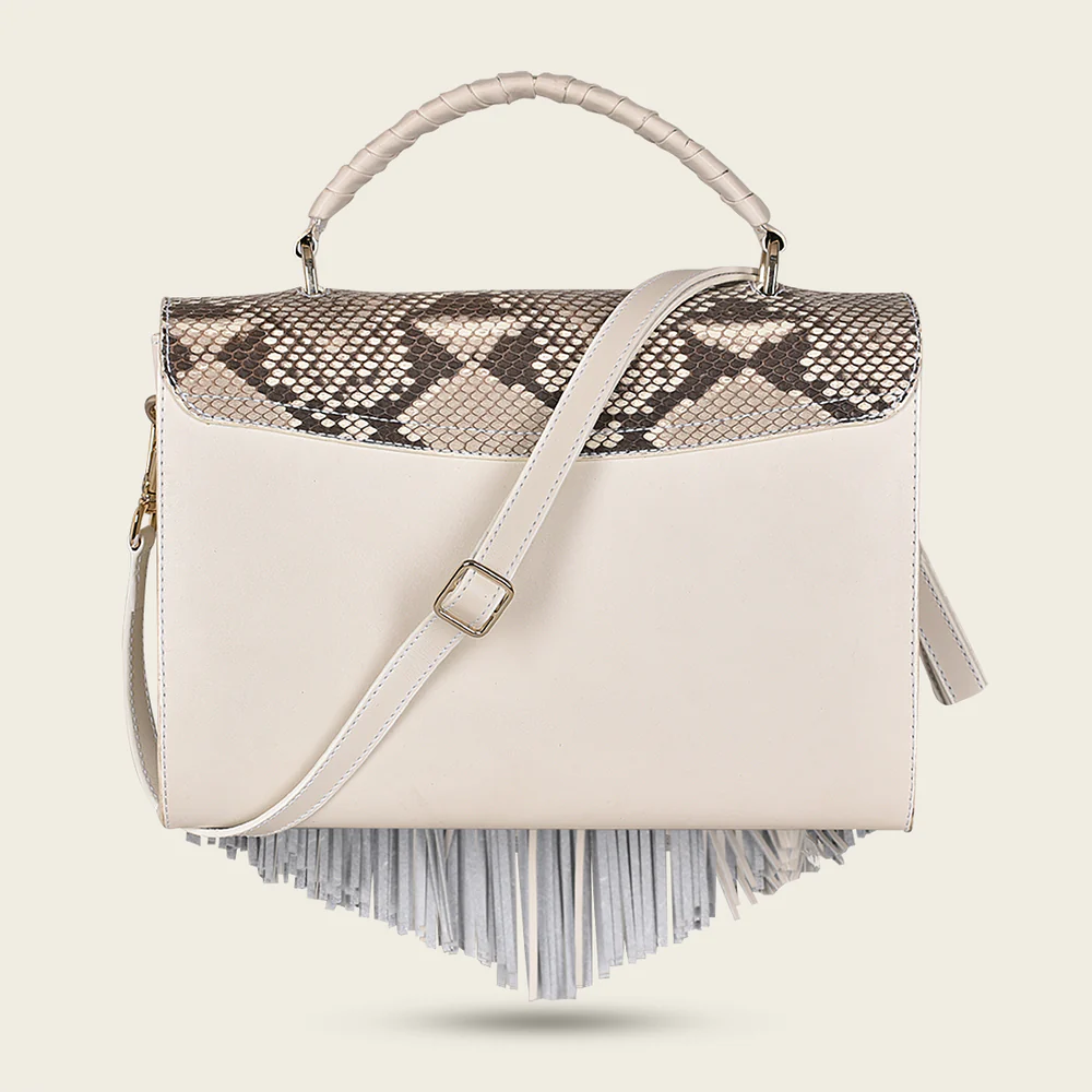 White exotic flap handbag 7 White exotic flap handbag