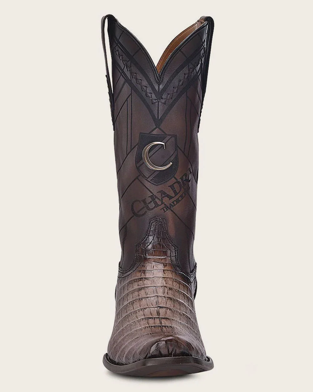 Western brown ultra exotic boot