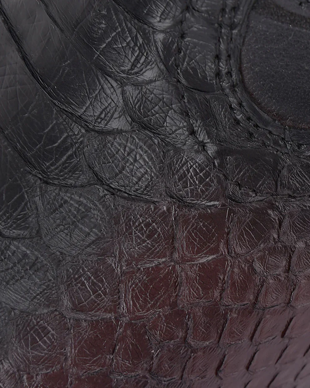 Engraved Mahogany Python Western Boots