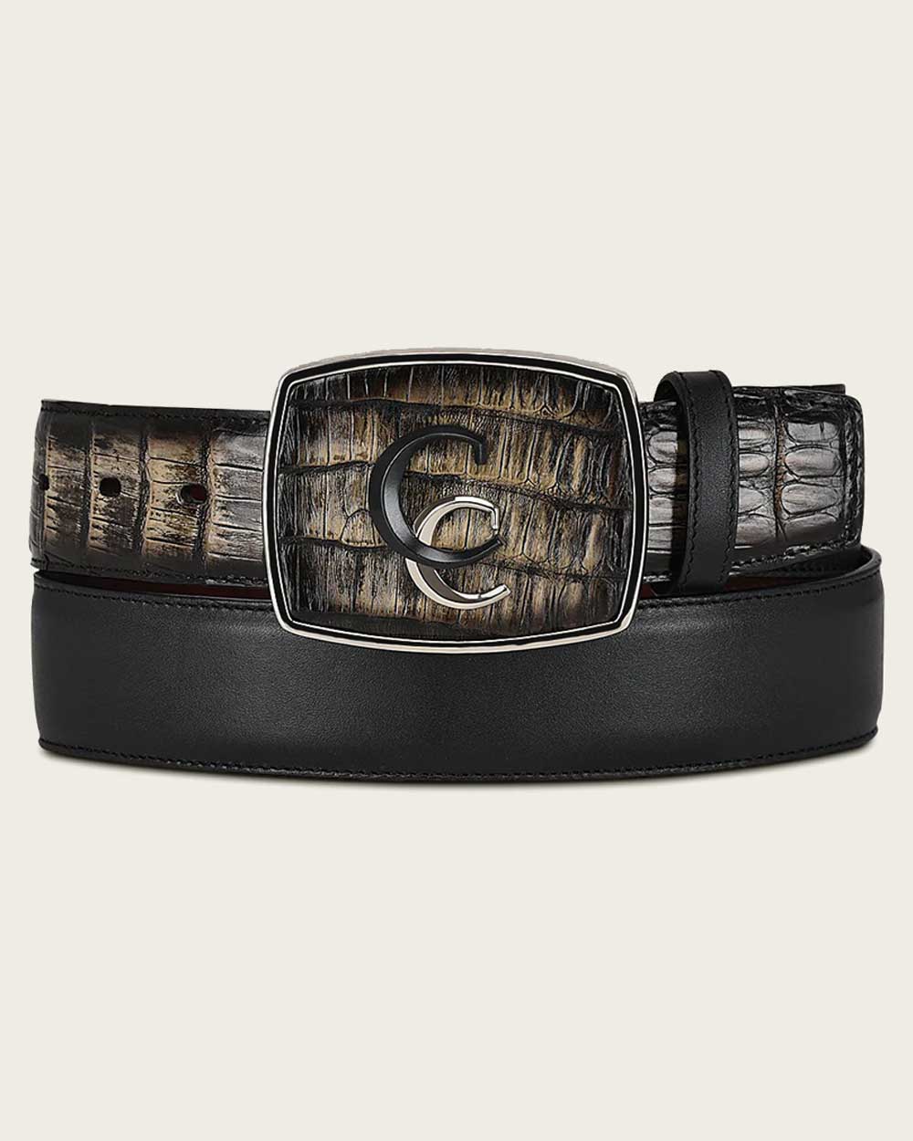 Black ultra exotic western style Belt