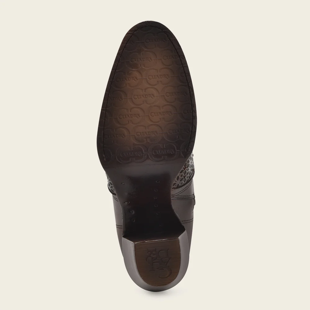 Ankle honey perforated bootie with crystals 5 Ankle honey perforated bootie with crystals