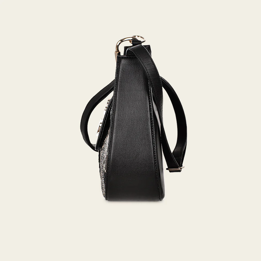 Black handmade flap handbag 6 Black handmade flap handbag