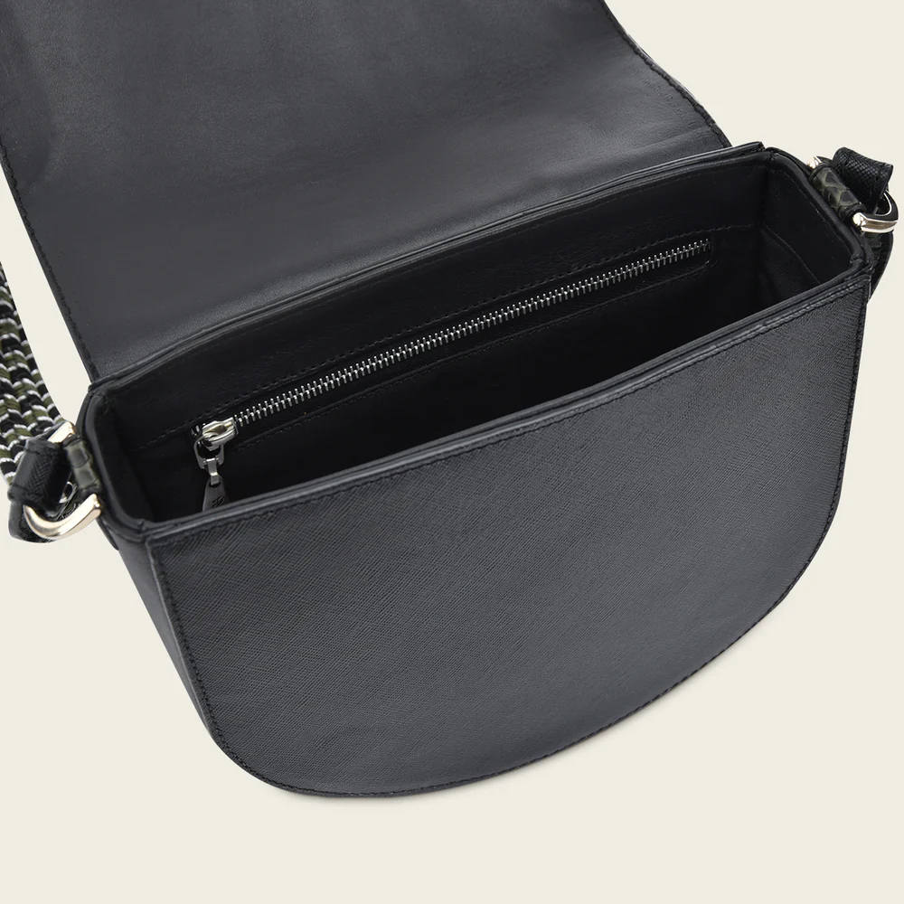 Green shoulder handbag