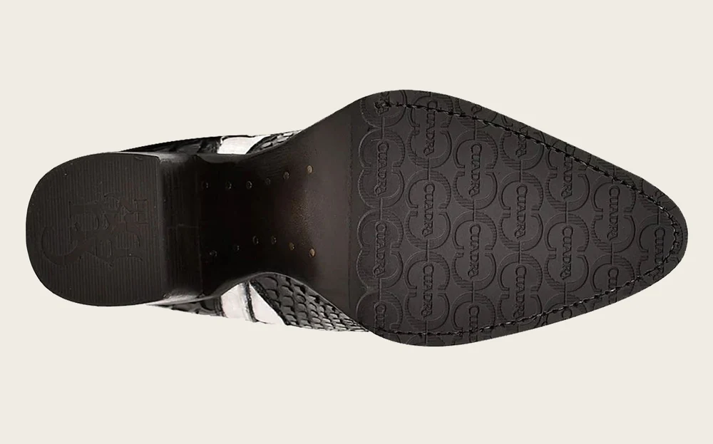 Western Python Black Boots