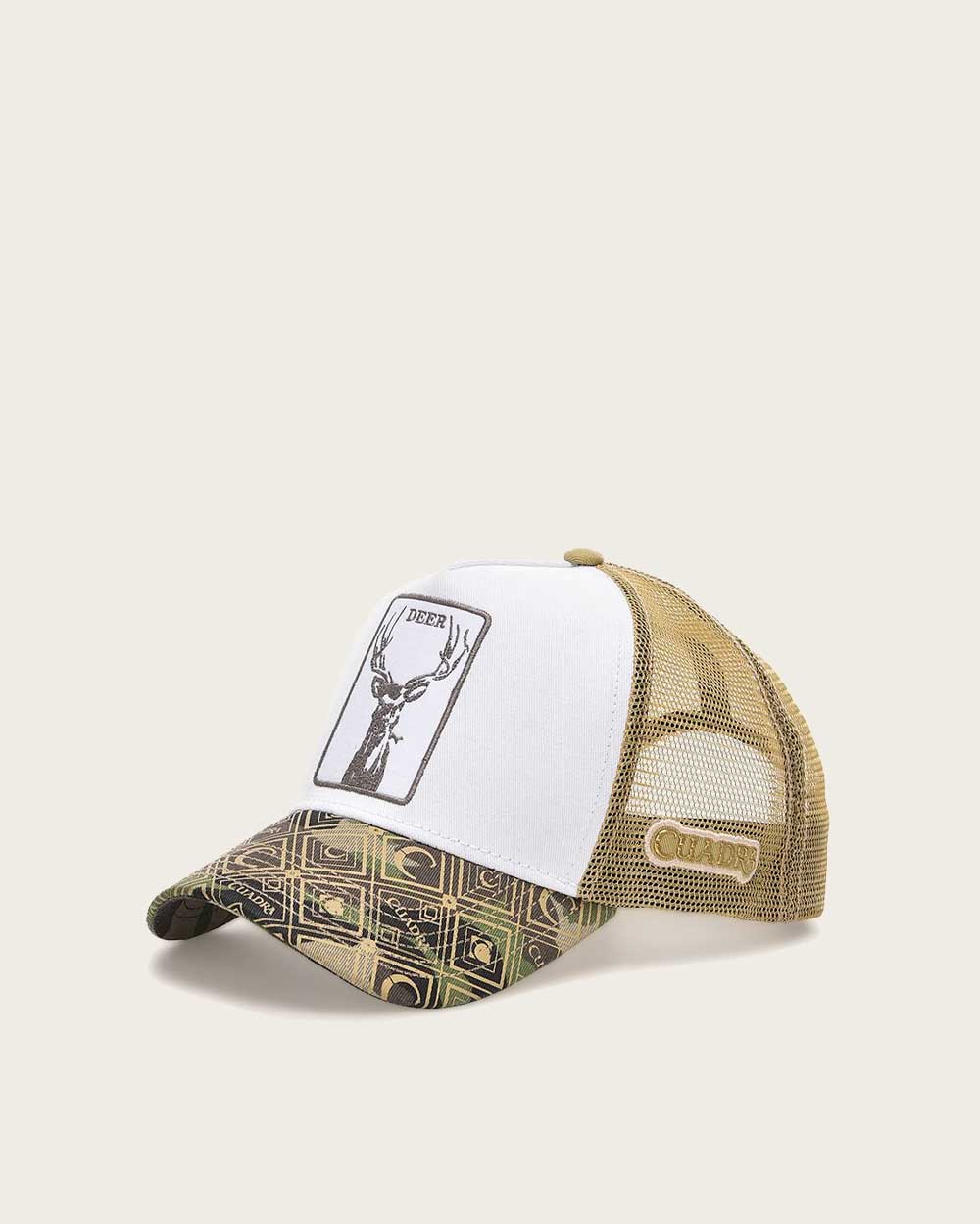 White deer patch cap 10 White deer patch cap