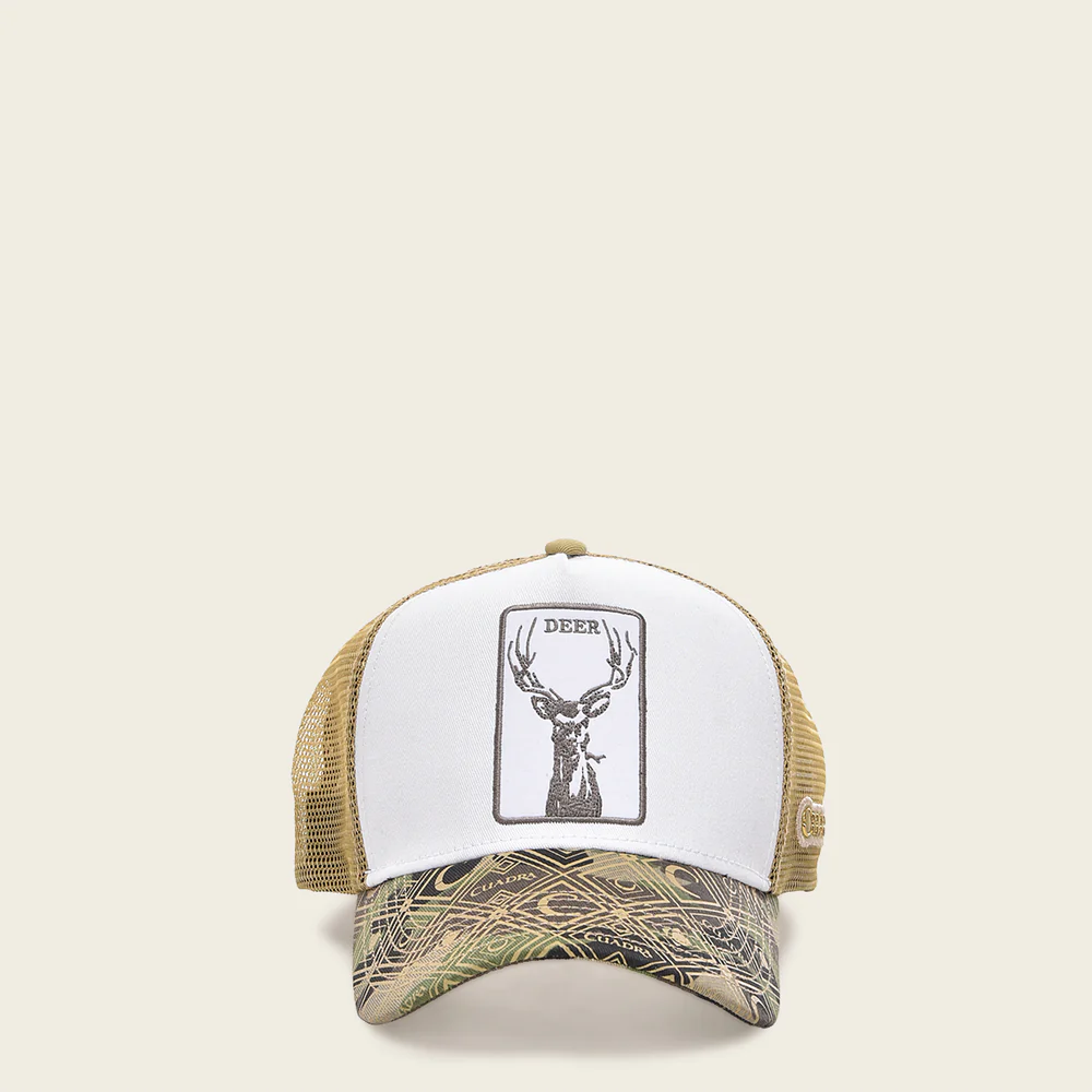 White deer patch cap 9 White deer patch cap