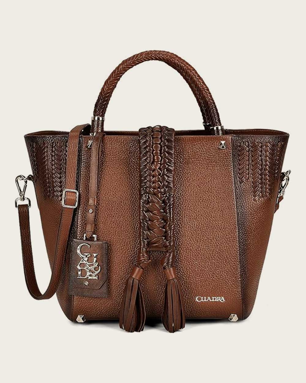 Brown handmade tote handbag 7 Brown handmade tote handbag