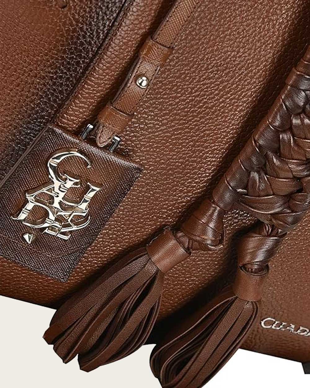 Brown handmade tote handbag 8 Brown handmade tote handbag