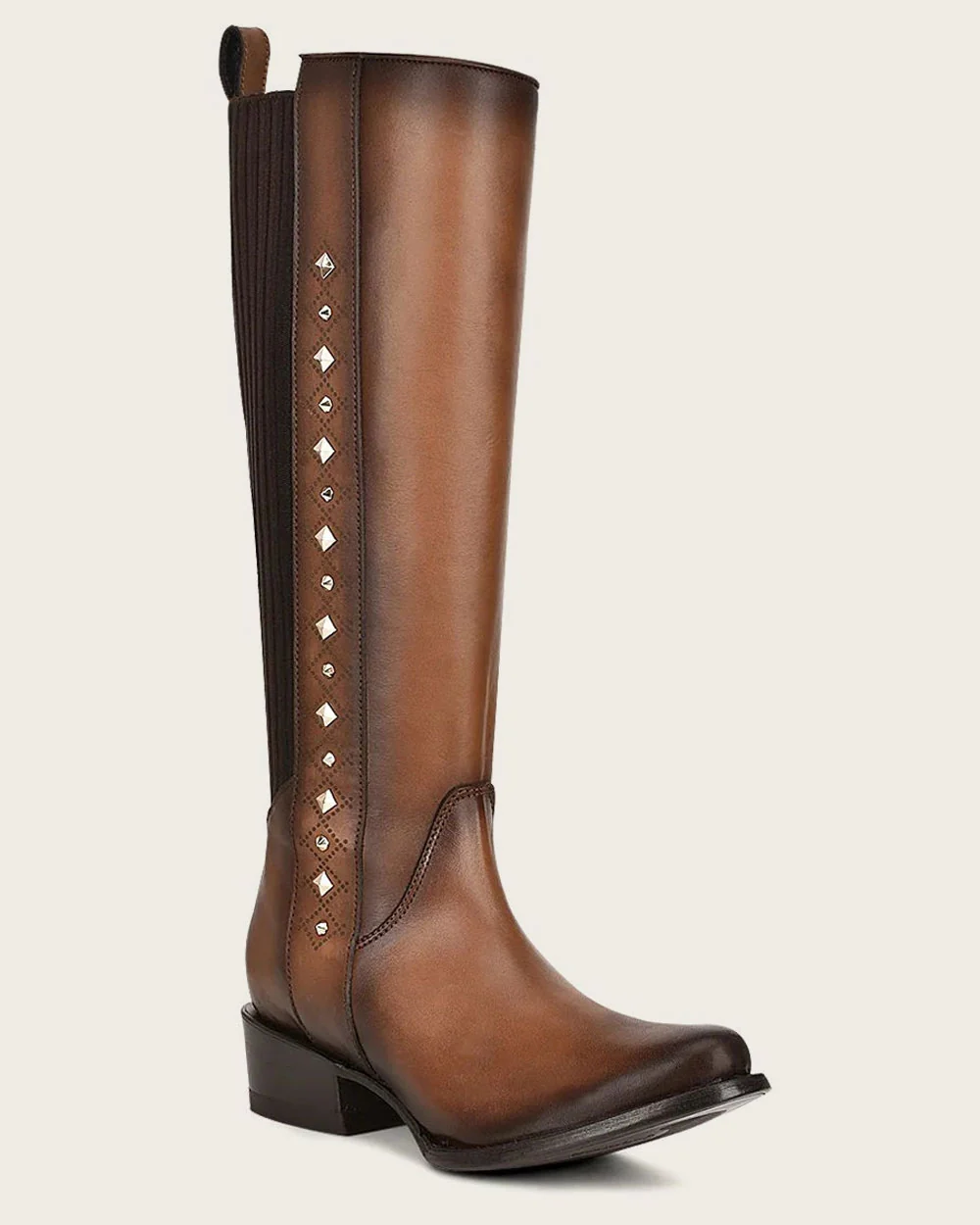 Riding style honey brown bovine boot 10 Riding style honey brown bovine boot