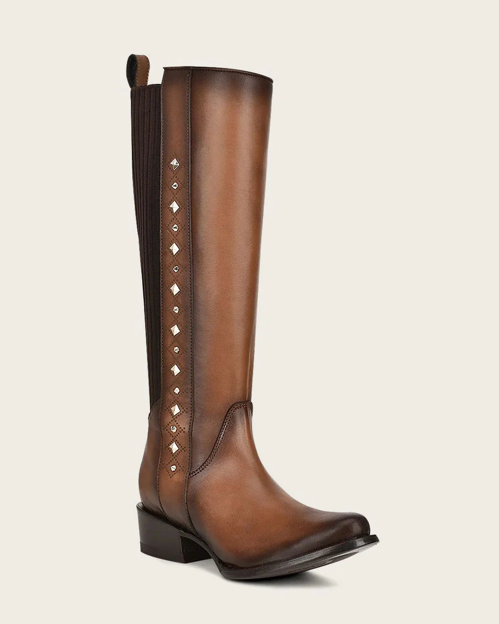 Riding style honey brown bovine boot 12 Riding style honey brown bovine boot