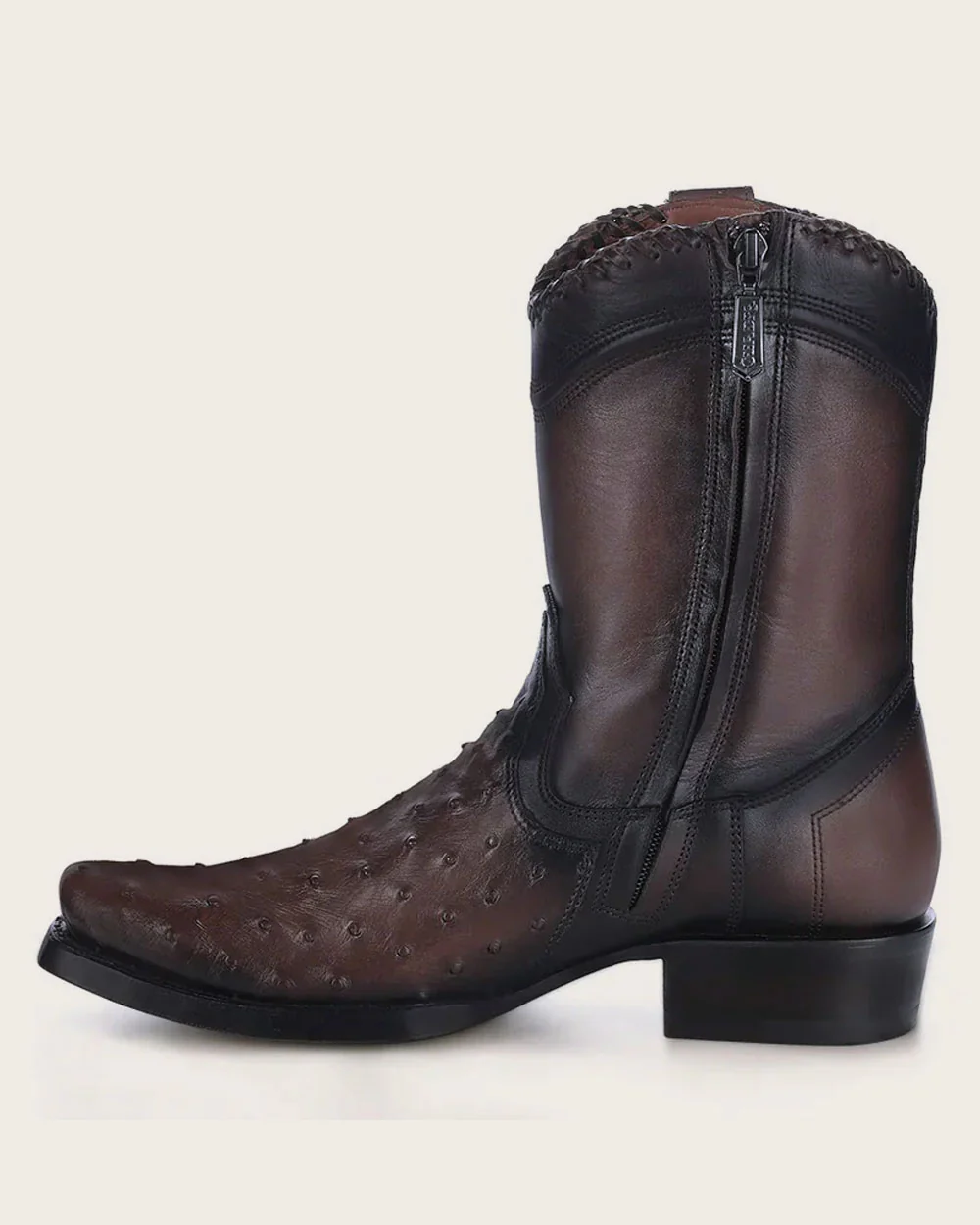 Western Casual Dark Brown Exotic Cowboy Boots 15 Western Casual Dark Brown Exotic Cowboy Boots