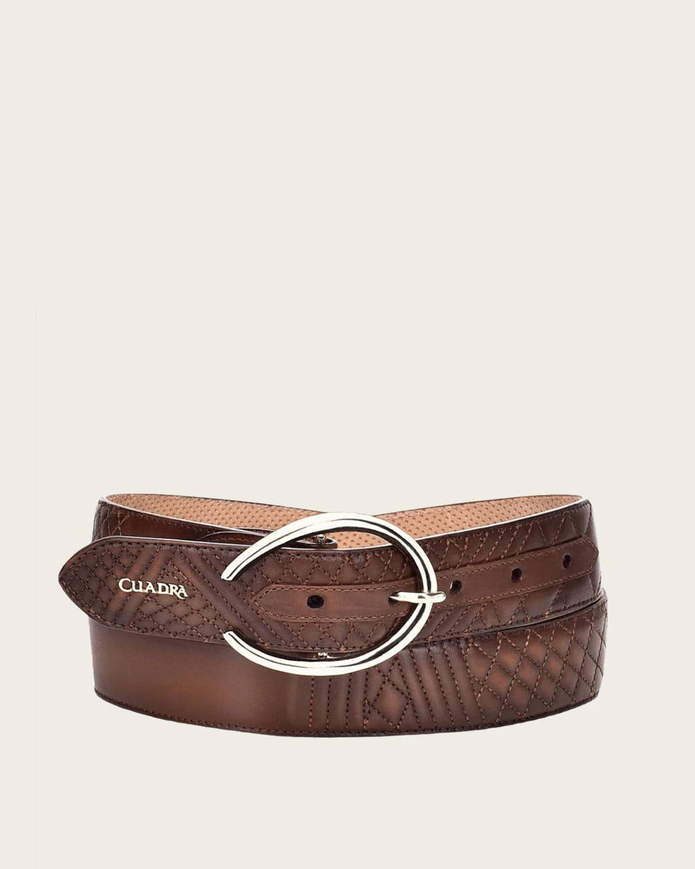 Brown embroidered belt 6 Brown embroidered belt