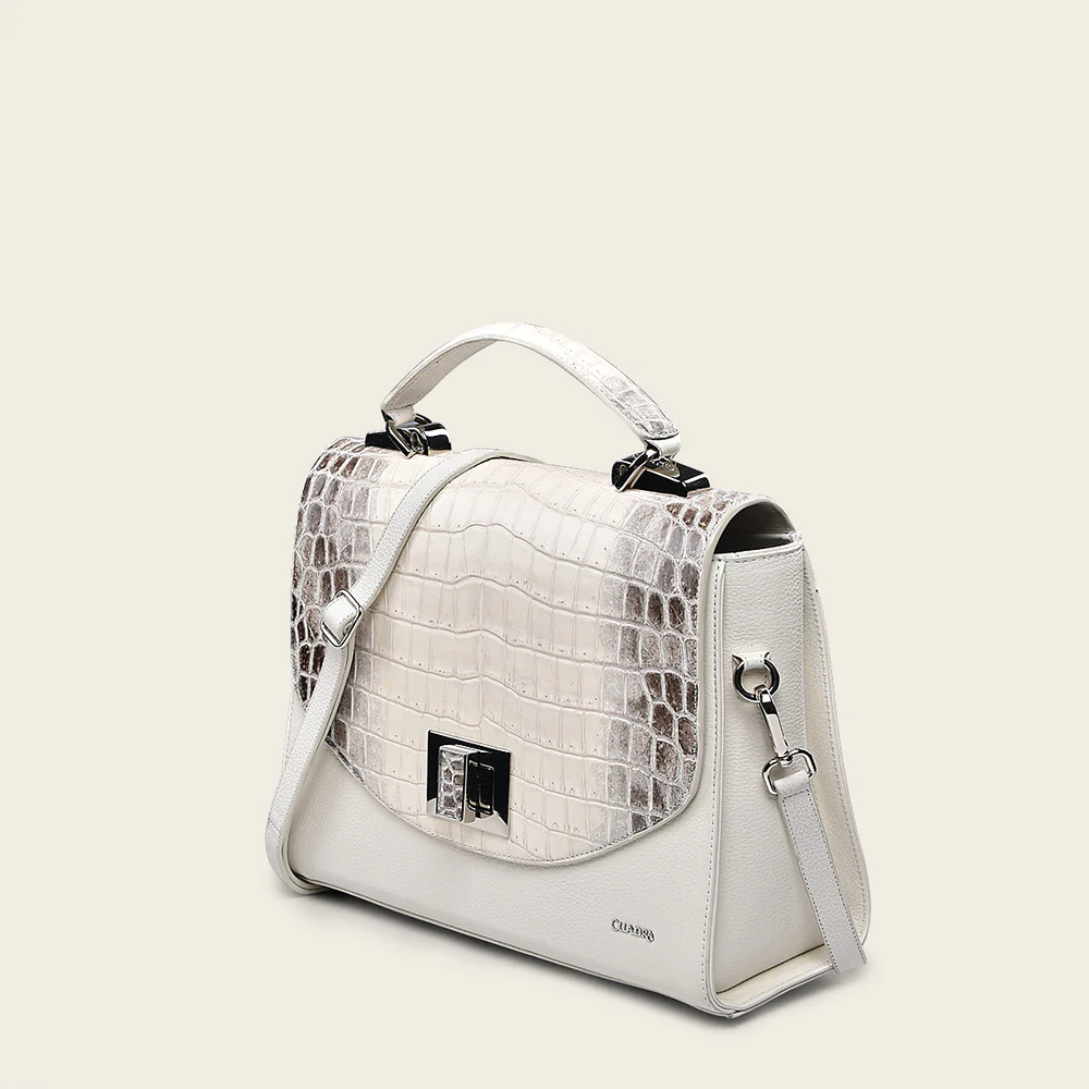 White ultra exotic flap handbag 15 White ultra exotic flap handbag
