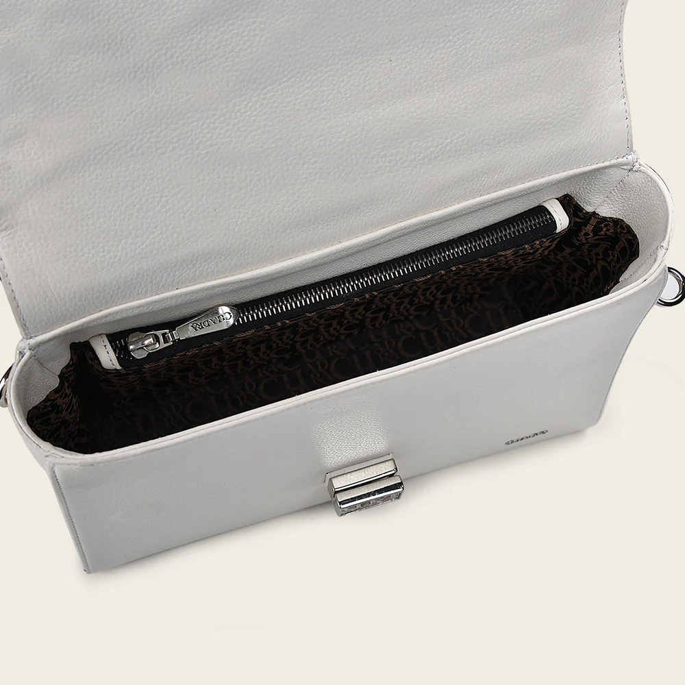 White ultra exotic flap handbag 19 White ultra exotic flap handbag