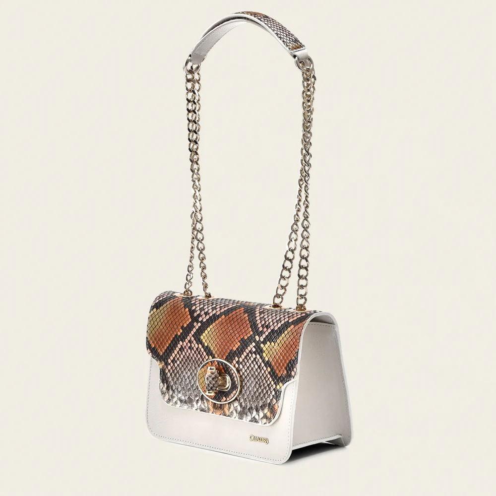 White shoulder handbag