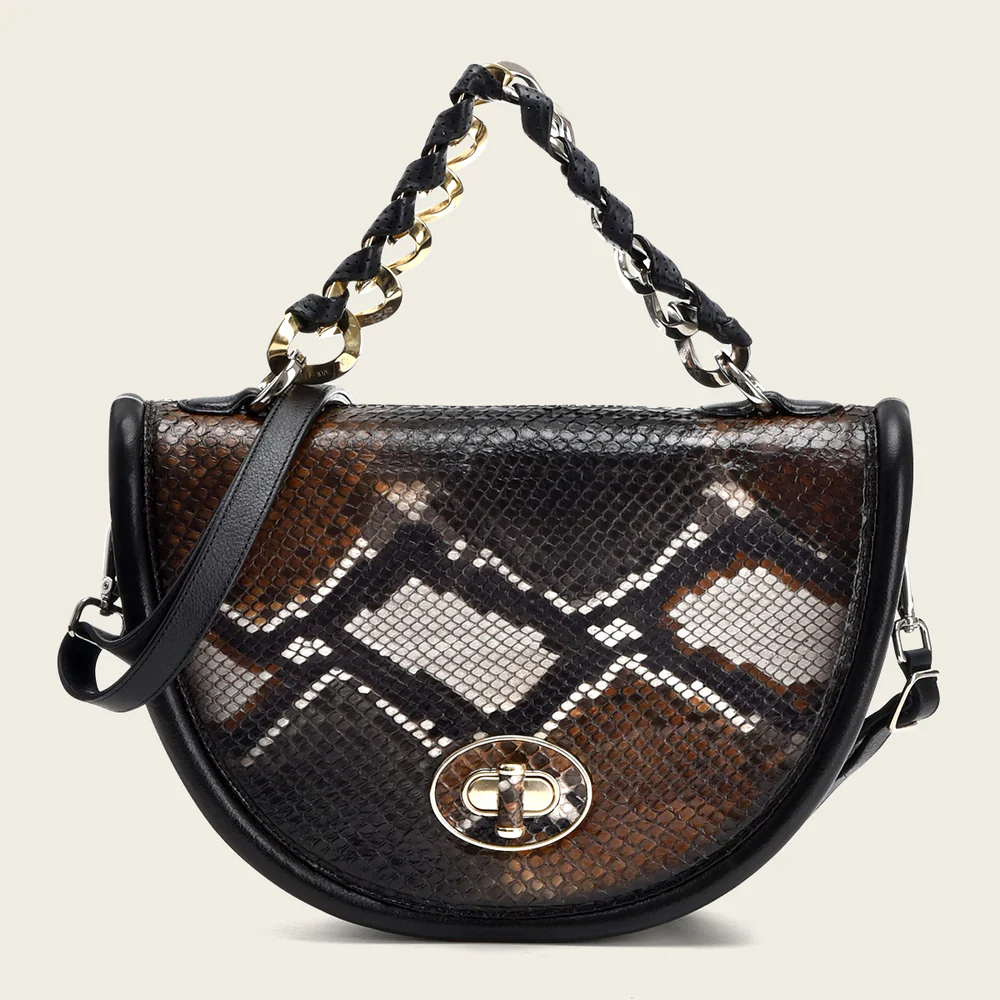 Black semicircular top handle handbag 12 Black semicircular top handle handbag