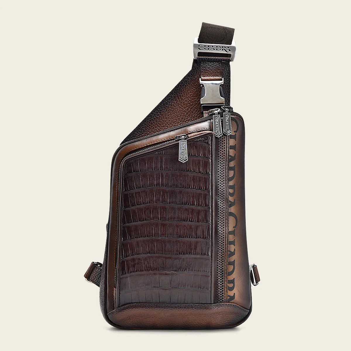 Brown cayman shoulder bag 10 Brown cayman shoulder bag