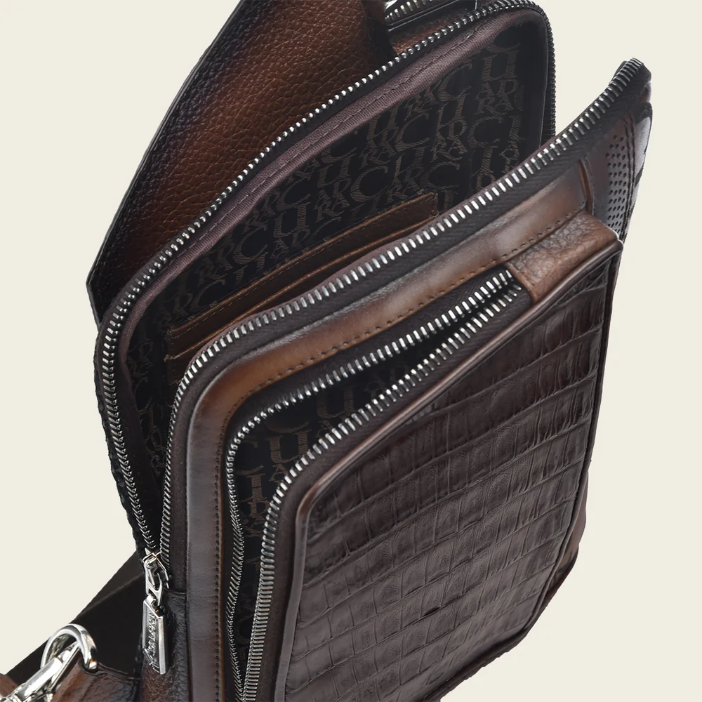 Brown cayman shoulder bag 8 Brown cayman shoulder bag