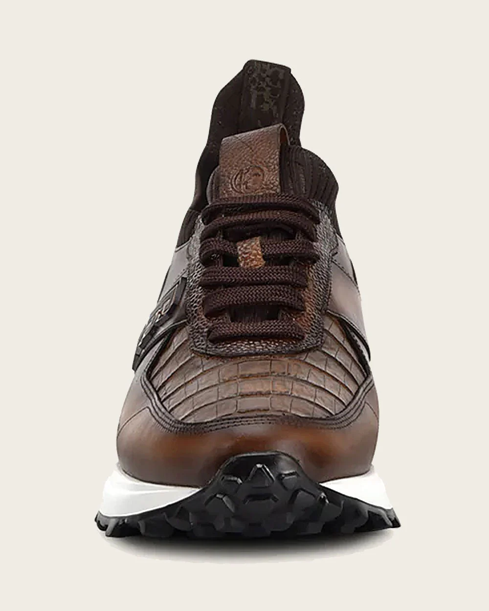 Sneakers honey exotic leather 6 Sneakers honey exotic leather