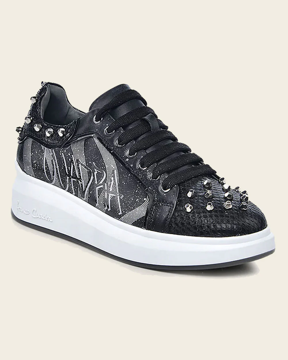 Sneakers black exotic leather 13 Sneakers black exotic leather