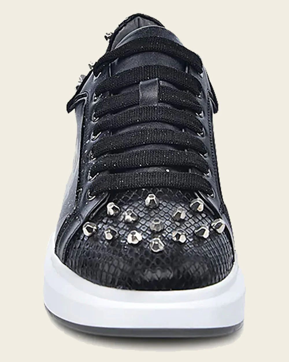Sneakers black exotic leather 16 Sneakers black exotic leather