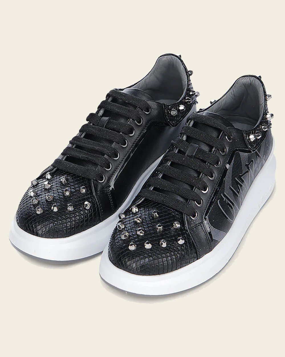Sneakers black exotic leather 21 Sneakers black exotic leather