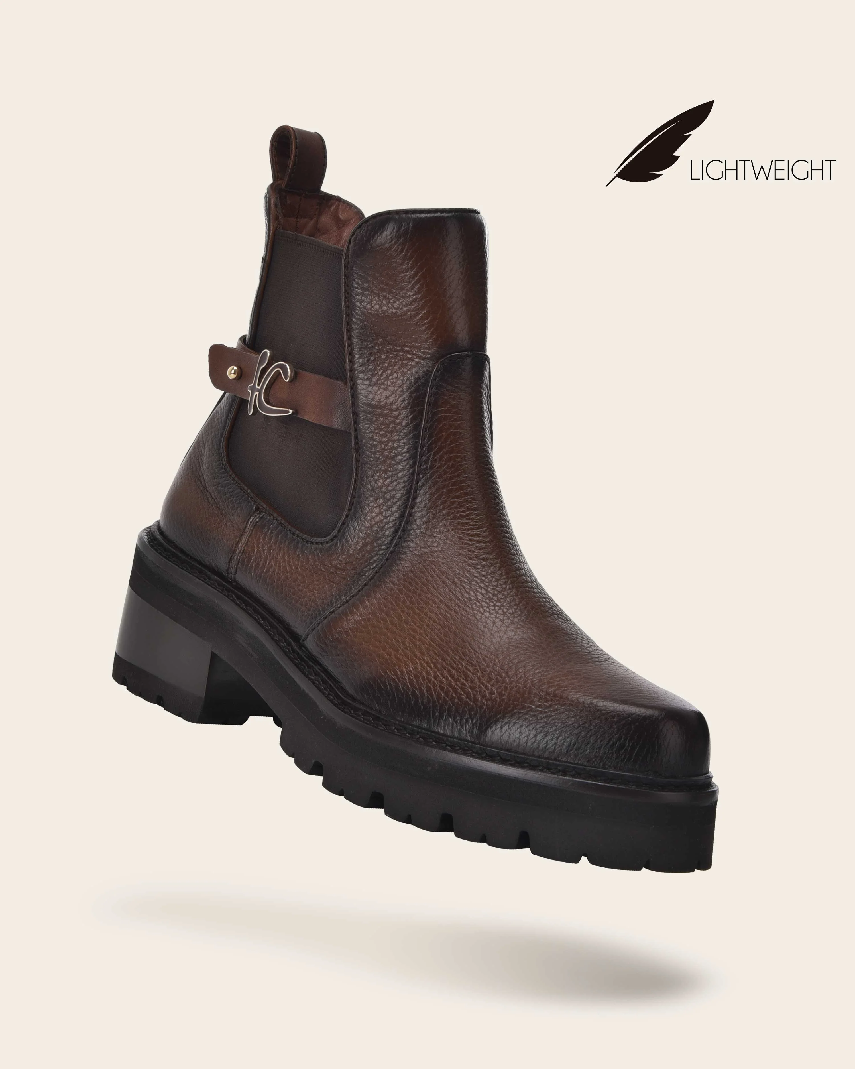 Ankle weightless honey deer bootie