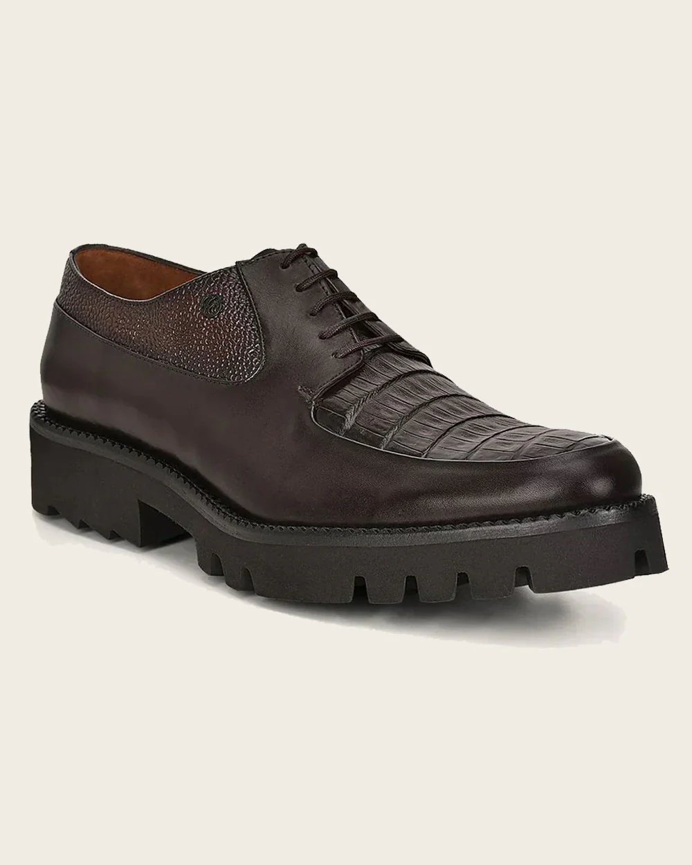 Formal brown exotic shoe 11 Formal brown exotic shoe