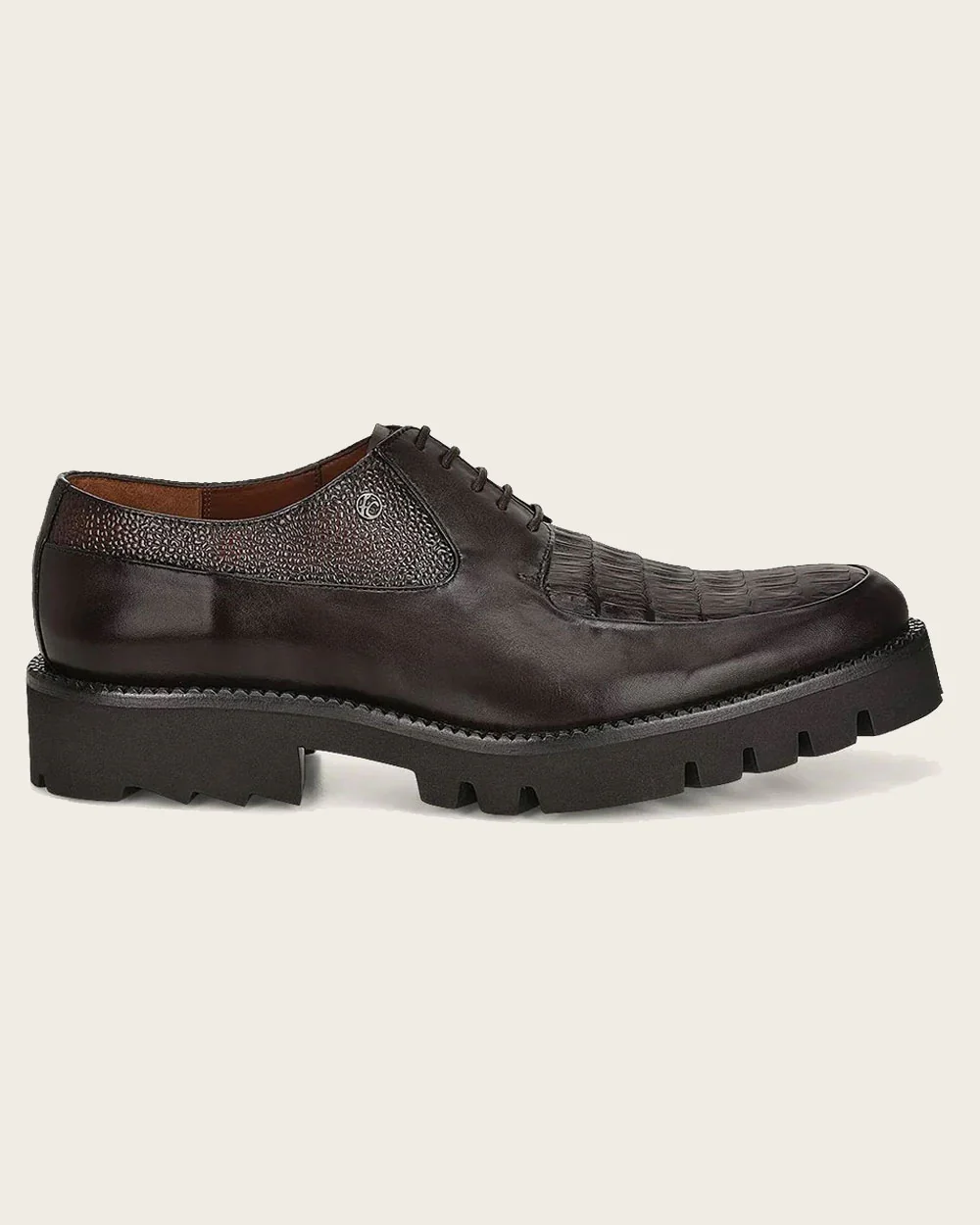 Formal brown exotic shoe 16 Formal brown exotic shoe