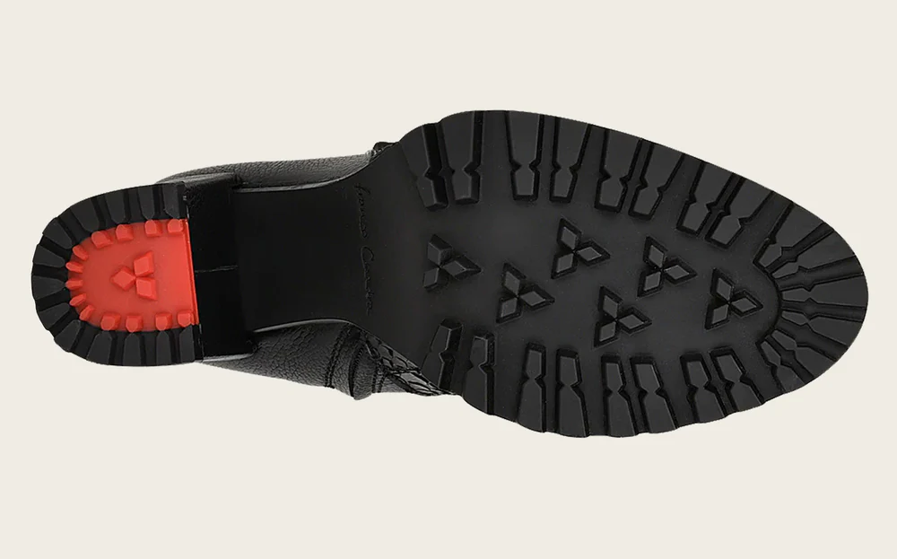 Ankle black exotic toecap bootie 16 Ankle black exotic toecap bootie