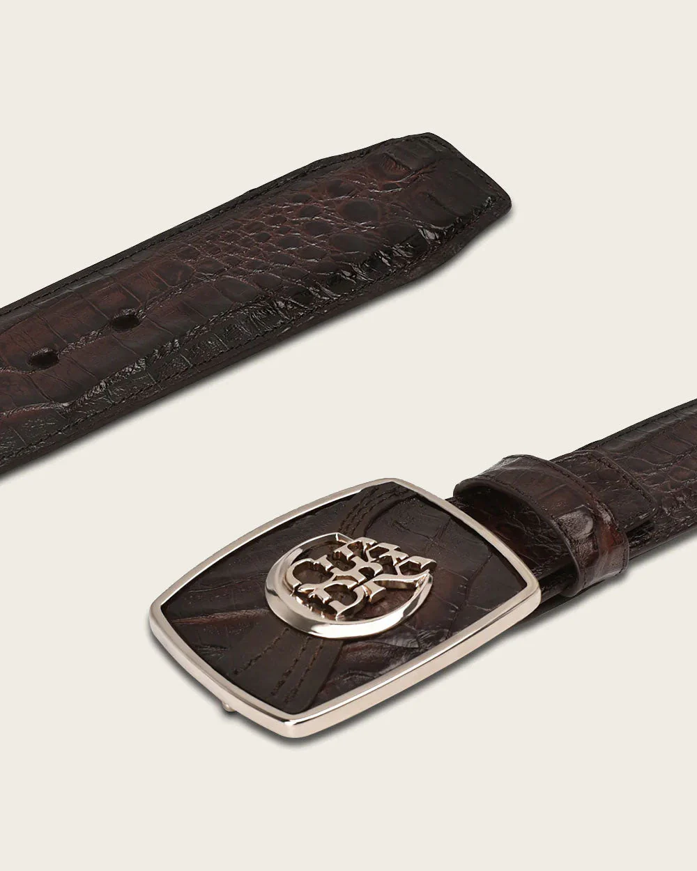 Brown engraved ultra exotic Belt 5 Brown engraved ultra exotic Belt
