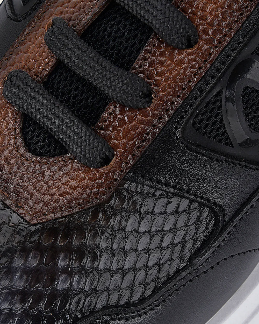 Sneakers grey exotic leather 12 Sneakers grey exotic leather