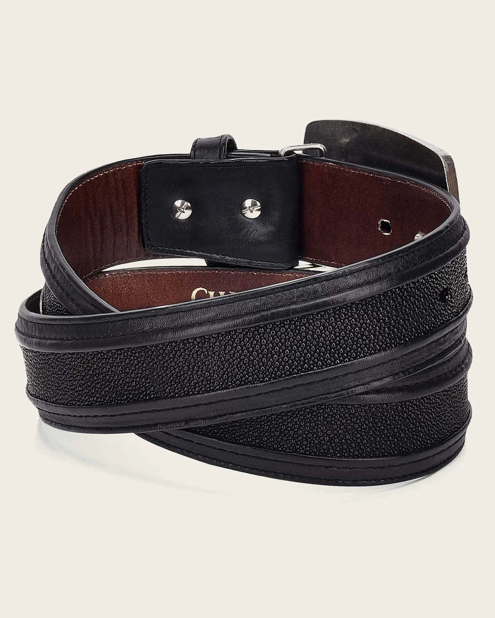 Black western stingray Belt
