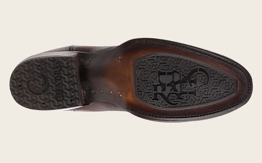 Western honey brown deer boot