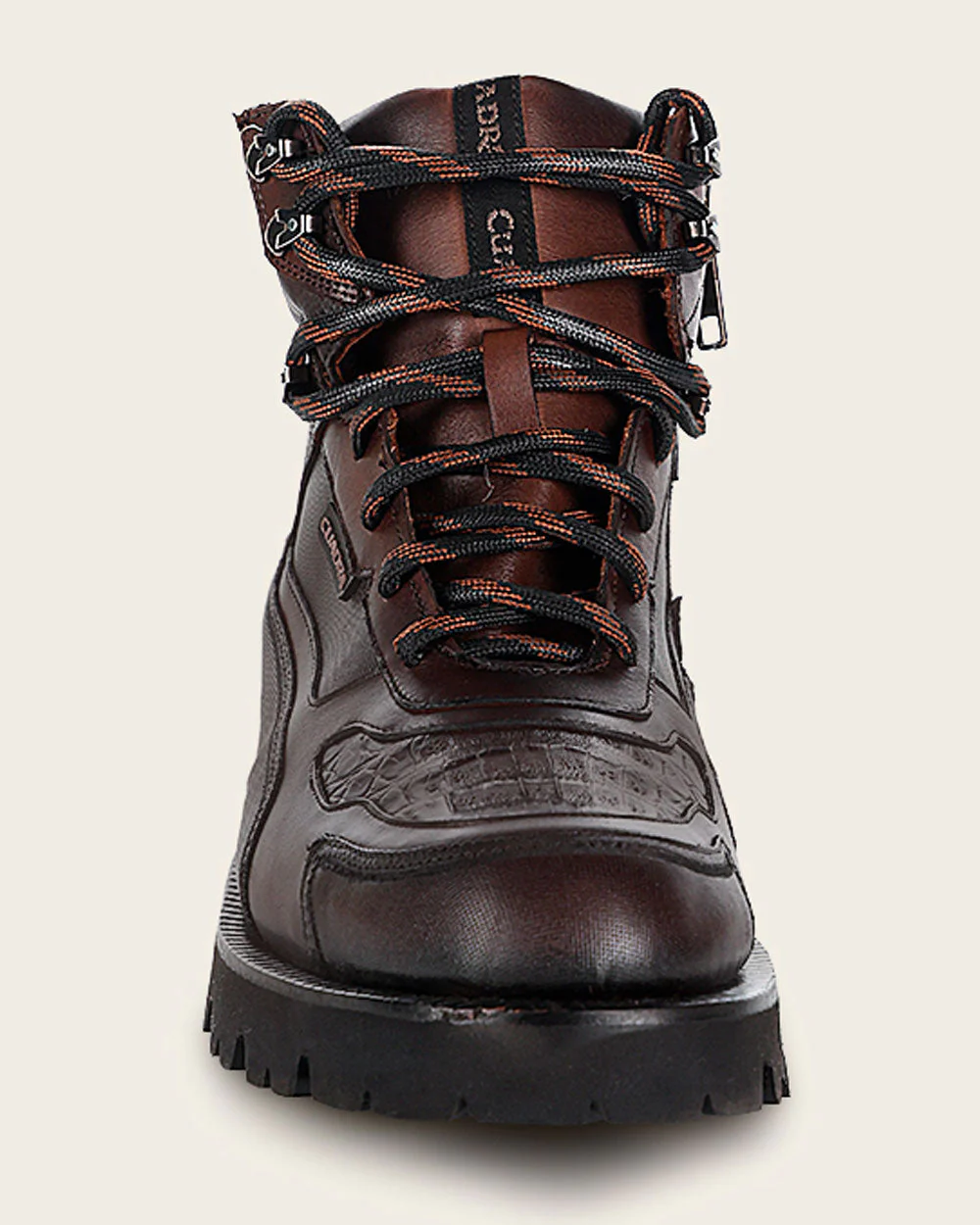 Urban dark brown exoltic boot